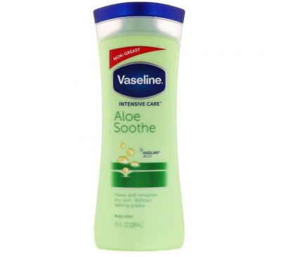 Vaseline, Intensive Care, Aloe Soothe Non-Greasy Lotion, 10 fl oz (295 ml)