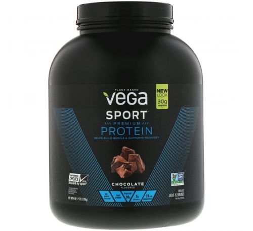 Vega, Премиум протеин Sport, шоколад, 4 фунта (5,9 унц.)