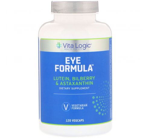 Vita Logic, Формула для глаз, 120 капсул с оболочкой из ингредиентов растительного происхождения
