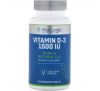 Vita Logic, Витамин D-3, 1500 МЕ, 90 вегетарианских таблеток