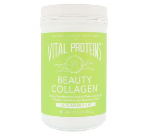 Vital Proteins, Beauty Collagen, Cucumber Aloe, 10.8 oz (305 g)