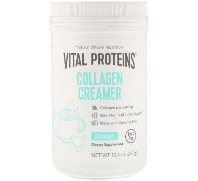 Vital Proteins, Коллагеновый забеливатель, кокос, 10,3 унц. (293 г)