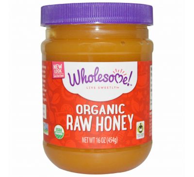 Wholesome Sweeteners, Inc., Органический натуральный мед, 16 унций (454 г)