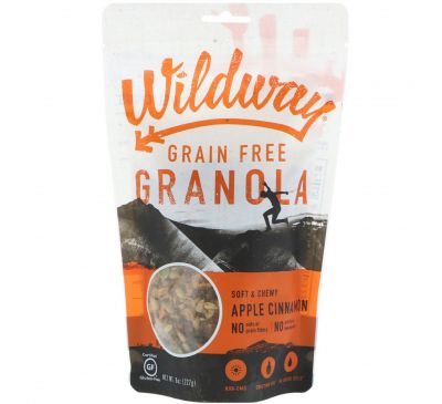 Wildway, Grain Free Granola, Apple Cinnamon, 8 oz (227 g)