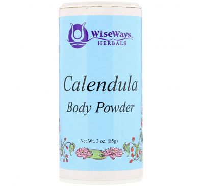 WiseWays Herbals, LLC, Calendula Body Powder, 3 oz (85 g)