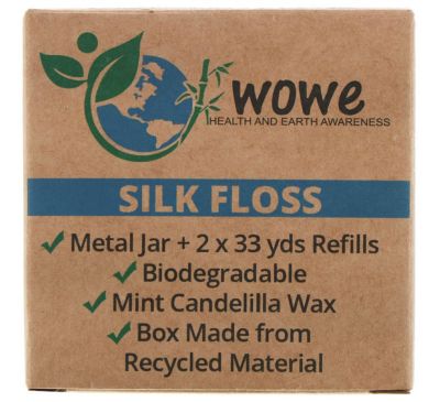 Wowe, Silk Floss, Metal Jar +  2 Refills
