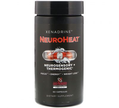 Xenadrine, NeuroHeat, Neurosensory+Thermogeinc, 60 Capsules