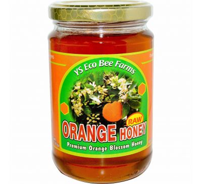 Y.S. Eco Bee Farms, Апельсиновый мед, 13.5 унций (383 г)