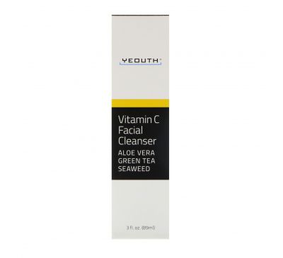 Yeouth, Очищающее средство для лица с витамином C, 3 ж. унц. (89 мл)