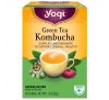 Yogi Tea, Зеленый чай комбуча, 16 чайных пакетиков, 32 г