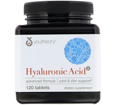Youtheory, Hyaluronic Acid, 120 Count