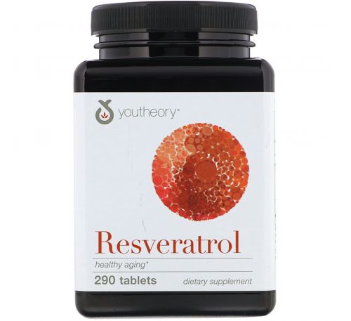 Youtheory, Resveratrol Anti-Aging, 290 Count