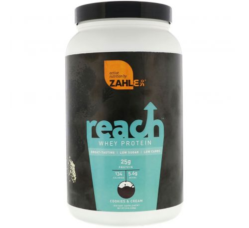 Zahler, Reach, Whey Protein, Cookies & Cream, 2.2 lb (1008 g)