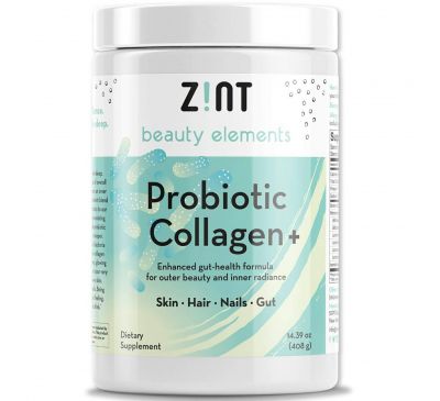 Zint, Probiotic Collagen +, For Skin, Hair, Nails, Gut, 14.39 oz (408 g)