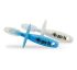 Zoli, Chubby Gummy, Gum Massaging Teethers, Blue & White, +6mo, 2 Pieces