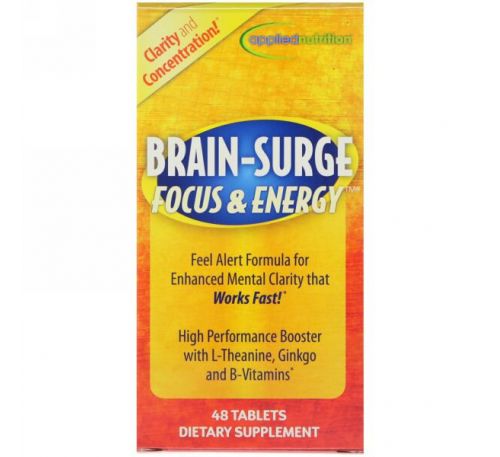 appliednutrition, Мозговой импульс Концентрация и энергия, 48 таблеток