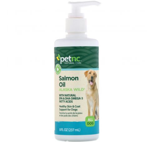 petnc NATURAL CARE, Pet Natural Care, Alaska Wild Salmon Oil, For Dogs, 8 fl oz (237 ml)